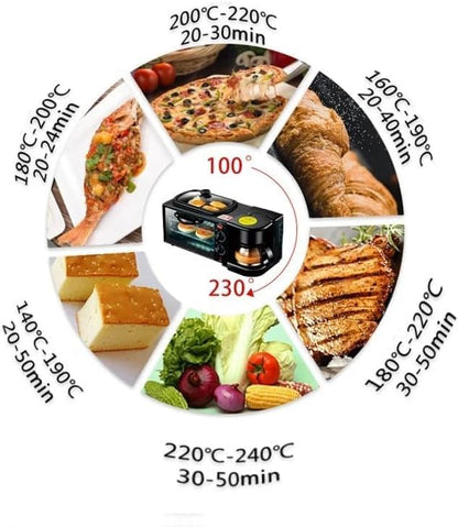 ميكروويف وقلاية 3 في 1 سيلفر كريست